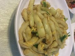 咸蛋黄炒茄子-老梅园大虾城(河西店)