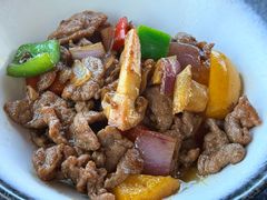 松茸酱香牦牛肉-丽江悦榕庄酒店-明月·雪山庭院餐厅