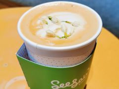 栀子花梨香拿铁-Seesaw Coffee(朝阳大悦城店)