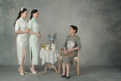 -时光纪亲子全家福照相馆(静安店母女写真父母纪念照)