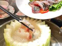 -得意咚瓜·顺德鱼生·冬瓜盅火锅