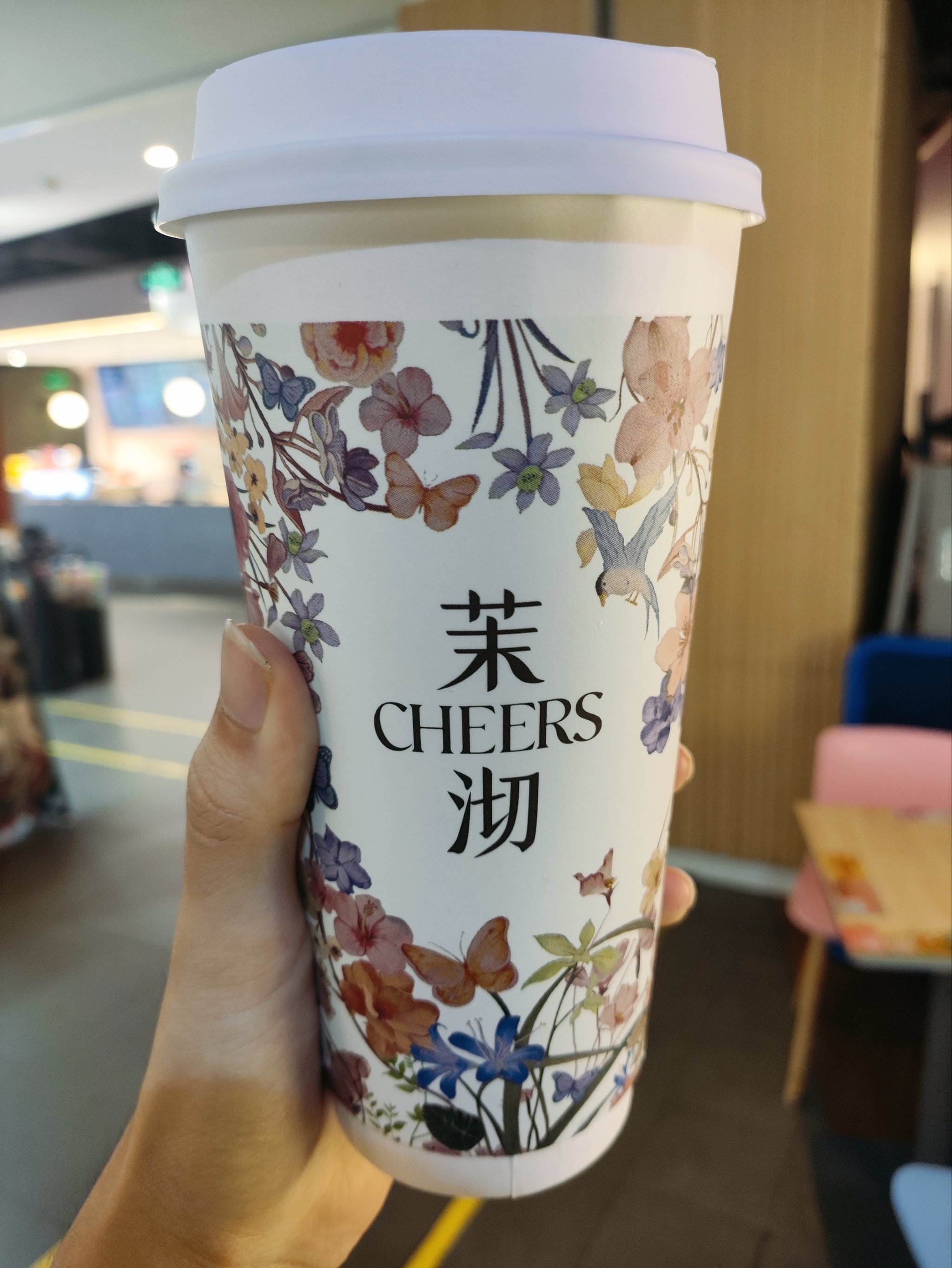 芋圆桂花乌龙奶茶图片