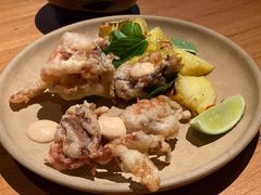 炸软壳蟹配烤凤梨色拉-SHAN山(前滩太古里店)