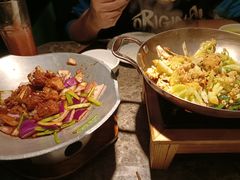 蒜香蜜汁排骨-绿茶餐厅(天津天河城店)