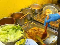 -小红车炸蛋葱油饼