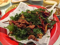 薄荷炸排骨-雀舞云南菜(天津天河城购物中心店)