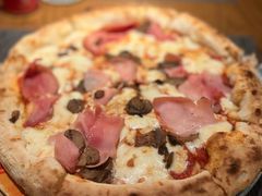 意大利熏火腿和蘑菇披萨-IL TEATRO 精品意大利餐厅