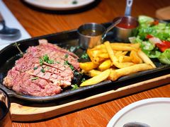 澳洲谷饲黑安格斯西冷牛排-澳骄 Aussie Kitchen·手工披萨·西餐(国大店)