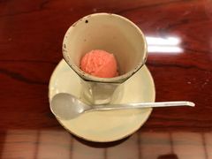 芥末草莓冰淇淋-露庵 菊乃井(木屋町店)