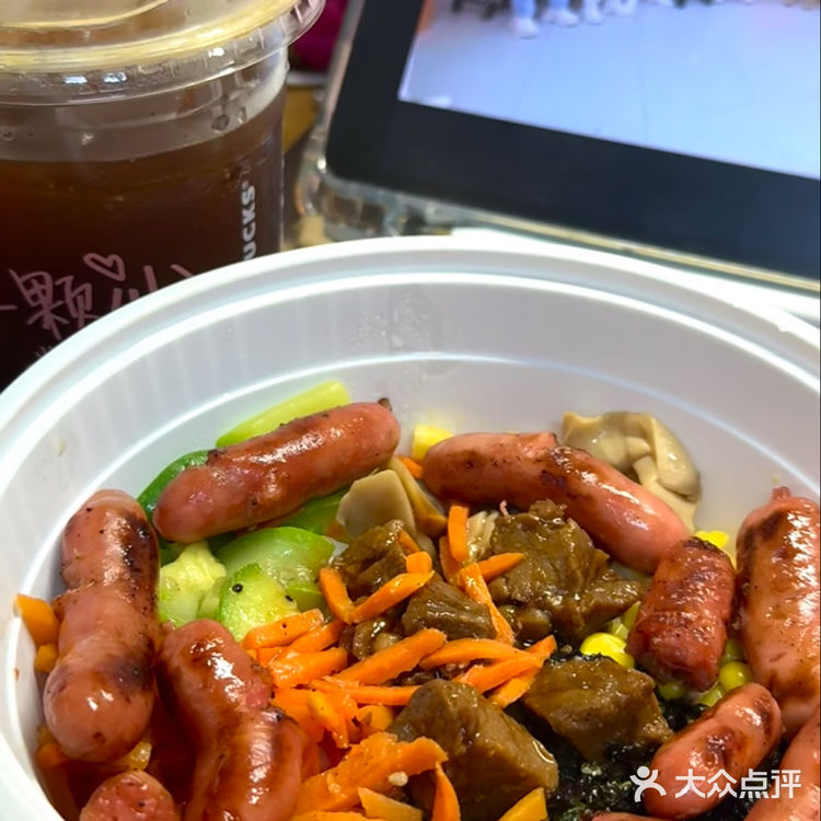 烤肉拌饭外卖…好幸福！