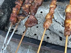 -劳动公园新疆人烤腰子