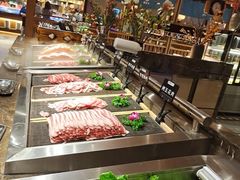 自助取餐区-韩京炭火烤肉自助料理(柯桥万达店)