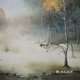 这水彩画的分明是仙境！