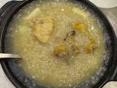 招牌鸡粥-沙田新强记烧鹅海鲜酒家