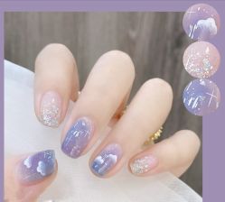 -孔雀手美甲美睫护理