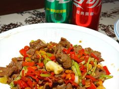 小炒黄牛肉-胖鱼头·南京菜·河景餐厅(夫子庙店)