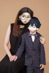 -时光纪亲子全家福照相馆(静安店母女写真父母纪念照)