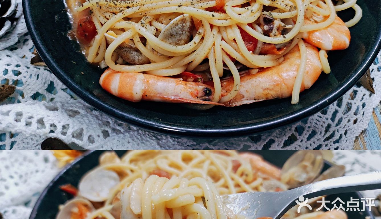意粉党｜偏地中海风味の白葡萄酒海鲜烩意粉