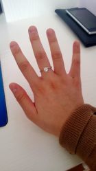 扭边四爪钻戒-周大福CHOW TAI FOOK(南京东路永安百货店)