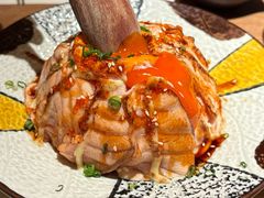 火焰三文鱼熔岩饭-水之惠鲜鱼料理(王府大街店)