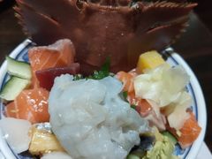琵琶虾季节鱼生饭-原志优秀食材·匠心料理·海胆主题(金亿广场店)