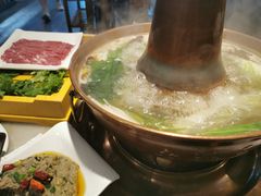 泉水清汤锅-京门老爆三·铜锅涮肉 爆肚(望京店)