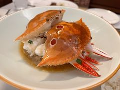 土猪肉饼蒸三眼蟹-火璽·園