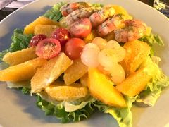 鲜橙老虎虾沙拉-Lets burger非常汉堡·环球风味(蓝色港湾店)