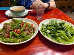空心菜-芦茨金富饭庄·25年老字号·专做稻草鸡