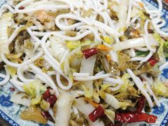 槽菜炒粉干-福州人铭小吃