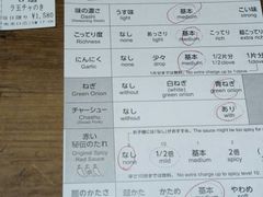 菜单-一兰拉面(新宿中央东口店)