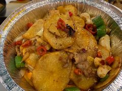 锡纸土豆辣牛肉-京门老爆三·铜锅涮肉 爆肚(望京店)