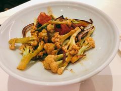 培根炒有机花菜-渝信川菜(工体店)