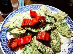 椒盐桑叶-天台徐家小吃