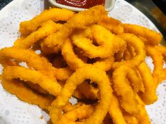 炸鱿鱼圈-海花锅盖烧烤店(怡馨家园店)