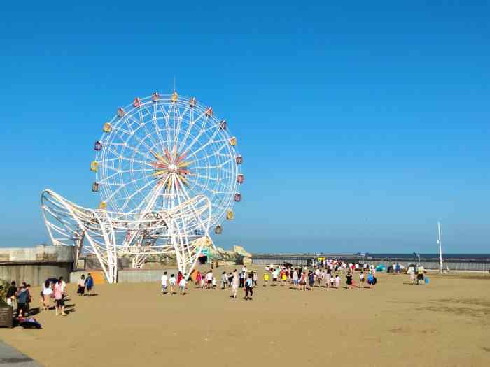 海湾旅游区渔人码头-"虽然就住在奉贤,最近才来了心惦惦的海边.
