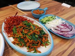 香辣里脊丝-合合春饼·酱骨·东北菜(潘家园店)