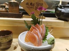三文鱼刺身-越光米贩精致料理餐厅(金鹰店)