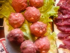 现打牛肉丸-高兴壹锅·潮汕鲜牛肉火锅(良乡梅花庄店)