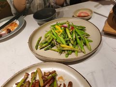 松露酱炒鲜芦笋-鹿港小镇(悠唐店)