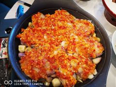 黄椒酱焗雄鱼-大鸭梨烤鸭(金色漫香店)