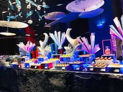 -海棠湾洲际-涛·海底餐厅·美人鱼·自助餐·海底隧道