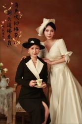 -时光纪亲子全家福照相馆(静安店母女写真父母纪念照)