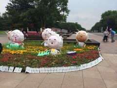 门口的羊羊们～-沈阳植物园