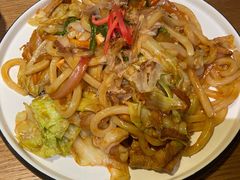 海鲜炒乌冬-水之惠鲜鱼料理(王府大街店)