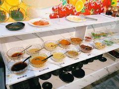 自助调料区-贺野·自助炭火烤肉(紫藤路店)