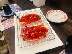 铺天盖地顶级澳牛肉火焰寿司-仙隐小鹿中華の日料(正弘城店)