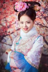 -虞美人汉服摄影