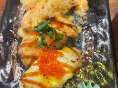 火炙三文鱼寿司四味-鸟鹏烧鸟居酒屋(熙龙湾店)