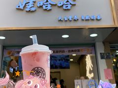 草莓乳酸钙奶-娃哈哈·奶茶(武林店)